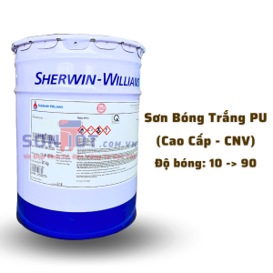 Sơn Bóng Trắng PU Sherwin Williams Cao Cấp – Chậm Ngã Vàng