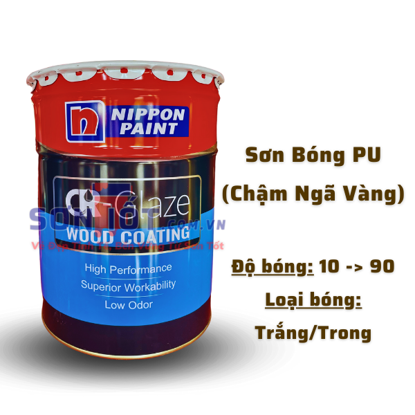 Sơn Bóng Nippon PU – Chậm Ngã Vàng