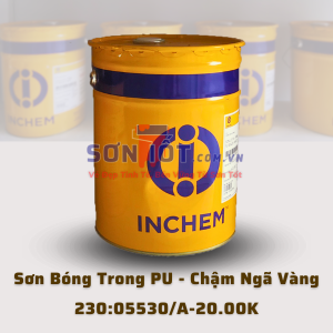 Sơn Bóng Trong PU Inchem – Chậm Ngã Vàng