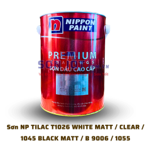 Sơn Nippon TILAC T1026 WHITE MATT-CLEAR-BLACK MATT